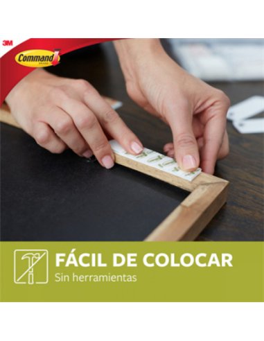 Blister 4 juegos tiras colgar cuadros 7,2kg 17206 command 3m