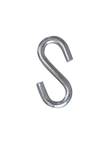 BLISTER 4 GANCHO FORMA ESE GALVANIZADO 25mm