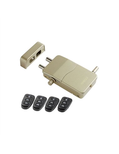 CERROJO INVISIBLE CON ALARMA DORADO CI10D-AL ARREGUI