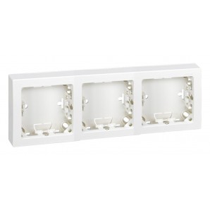 Quadro di 3 elementi bianchi Simone 73 LOFT 73630-60