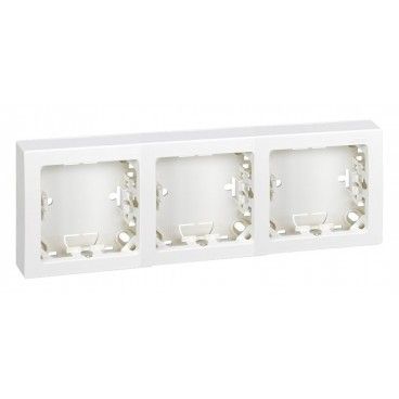 Cadre de 3 éléments blanc Simon 73 LOFT 73630-60
