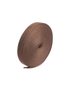 ROLLO 6mt CINTA PERSIANA MARRON/BRONCE 14mm