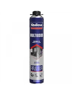 ESPUMA POLIURETANO PISTOLA 670ml MULTIUSOS QUILOSA