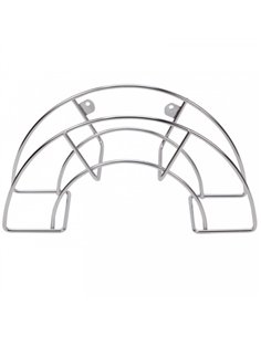 SOPORTE MANGUERA INOXIDABLE PEQUEÃ‘O 36,5x19,5cm 3302 SAUVIC