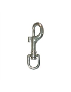 LLAVERO MOSQUETON ZAMAK NIQUELADO 83mm