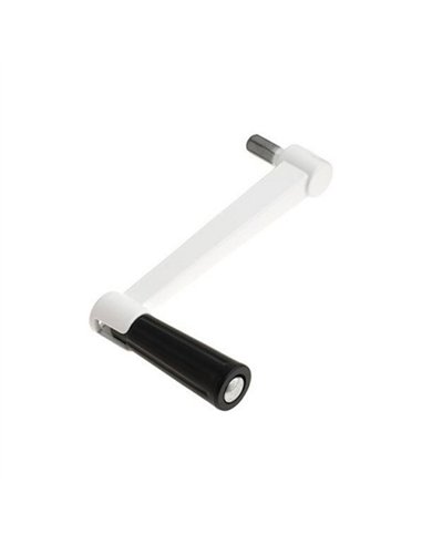 MANIVELA TORNO PERSIANA BLANCA HEXAGONO 9mm 70090018