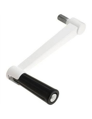 MANIVELA TORNO PERSIANA BLANCA HEXAGONO 9mm 70090018