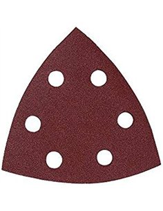 SET 5 HOJAS LIJA TRIANGULAR VELCRO 90mm G120 KRT210007 KREATOR 2