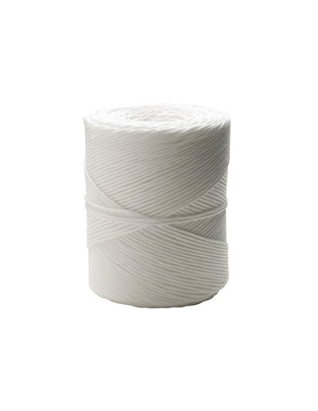 ROLLO CUERDA RAFIA 2 CABOS BLANCA 750gr