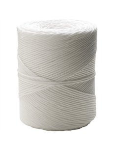 ROLLO CUERDA RAFIA 2 CABOS BLANCA 750gr 2