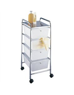 Carrito cromado 4 cajones plastico 32562-32561 ar 2