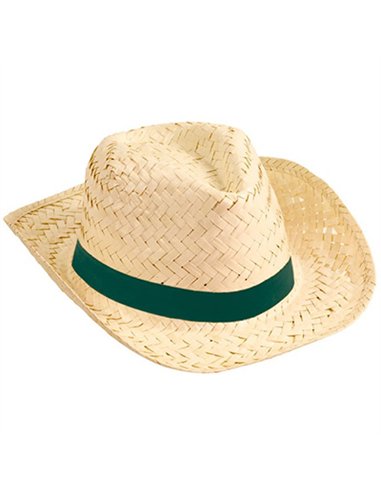 SOMBRERO HOMBRE VERDE ALA LARGA T.59 mod.13