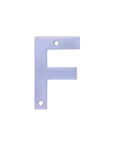 LETRA F INOX 10cm 6767 AMIG