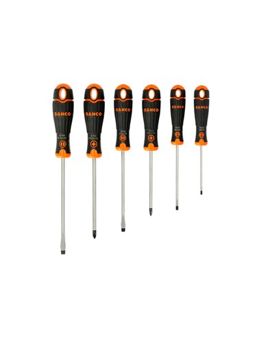 JUEGO 6 DESTORNILLADORES PREMIUM 3xPH 3xPL BFIT.006 BAHCO