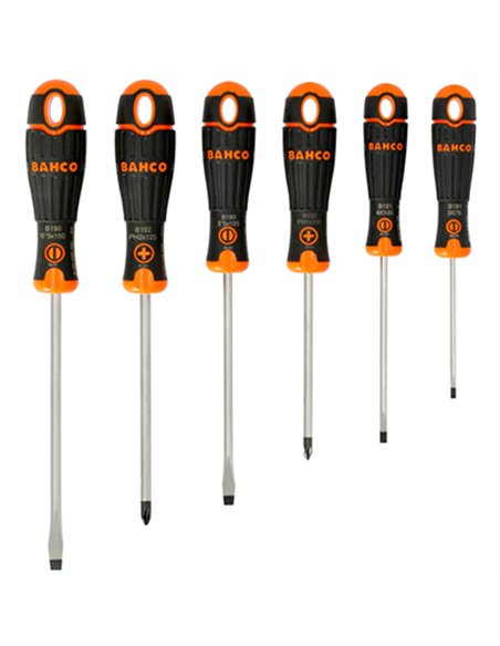 JUEGO 6 DESTORNILLADORES PREMIUM 3xPH 3xPL BFIT.006 BAHCO