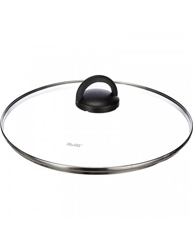 Tapa cristal con valvula vapor 30cm 970930 ibili