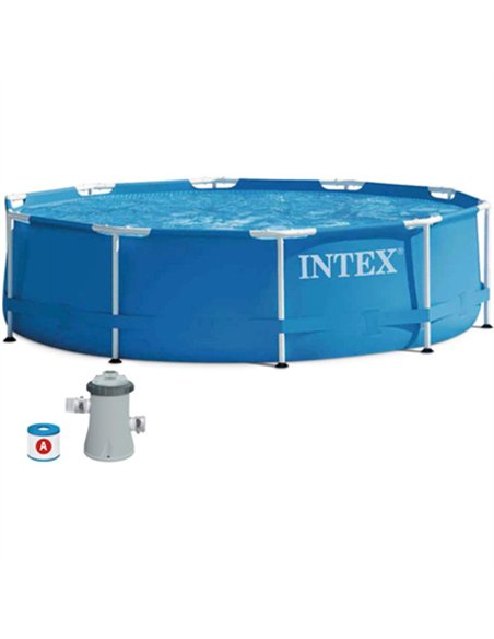 PISCINA METAL FRAME 366x76 C/DEPURADORA TIPO A 28212NP INTEX