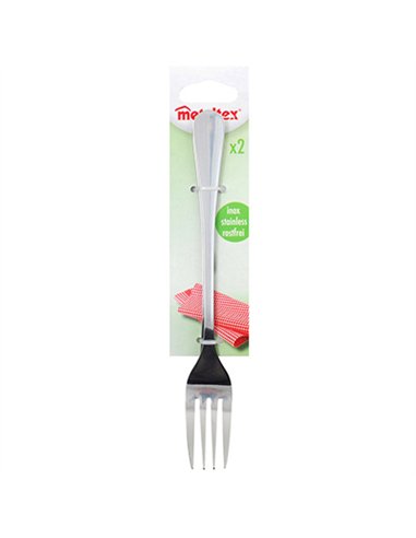PACK 2 TENEDOR MESA CLASSIC 259900000 METALTEX