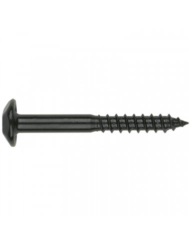 CAJA 100 TORNILLO INVIOLABLE 7x50mm NEGRO INN7050 INDEX