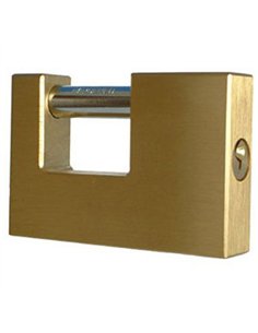 CANDADO CUADRADO LATON 90mm LLAVES IGUALES BATON 2