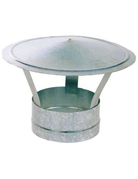 SOMBRERETE CHINO 80mm GALVANIZADO