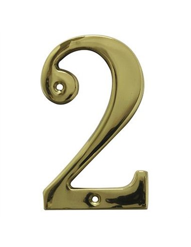 NUMERO 2 LATON 10cm 2671 AMIG
