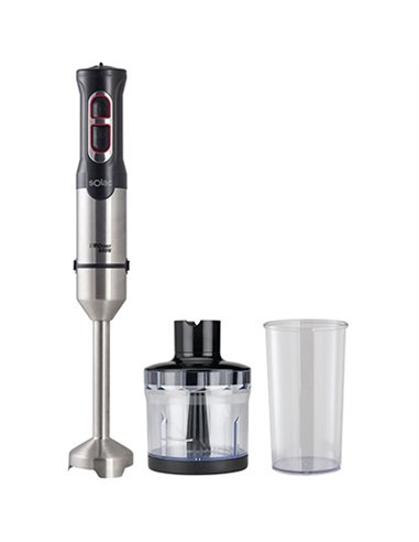 BATIDORA VARILLA PIE INOX 1000w C/ACCES PRO CHEF 5607 SOLAC