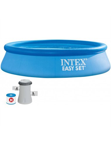 Piscina hinchable red. 305x76cm c/depu tipo h 28122np intex