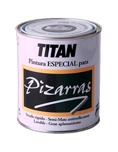 PINTURA PIZARRAS NEGRO 750ml 1801 TITAN 2