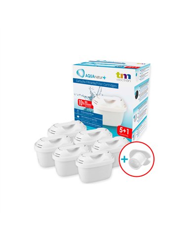PACK 6 FILTROS AGUA COMPATIBLE BRITA MAXTRA TMFIL006+ TM