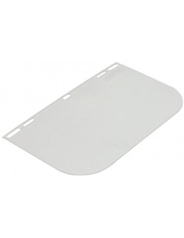 VISOR INCOLORO POLICARBONATO PANTALLA 20x3cm 2188-V STEELPRO