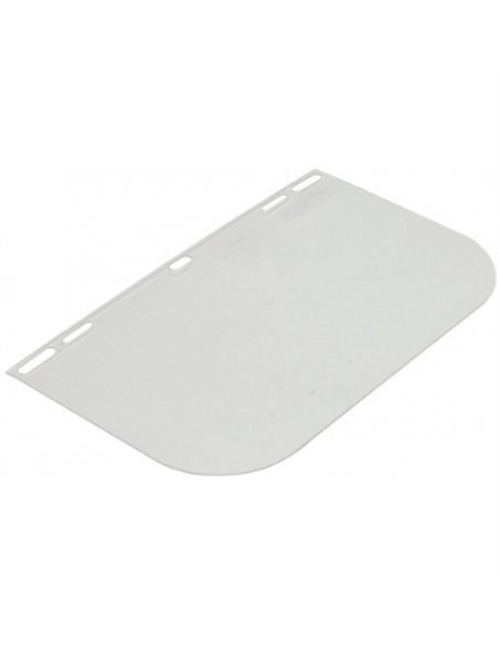 VISOR INCOLORO POLICARBONATO PANTALLA 20x3cm 2188-V STEELPRO