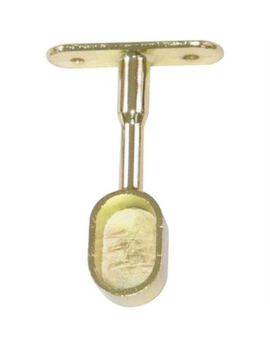 Blister 2 soporte lateral t.oval oro 25x15 nº14 118615 amig