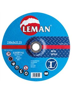 DISCO CORTE ACERO 125x3mm 123.00.25 LEMAN 2
