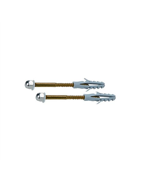 Bolsa 2 tornillo hierro m5x75mm sujeccion wc inodoro