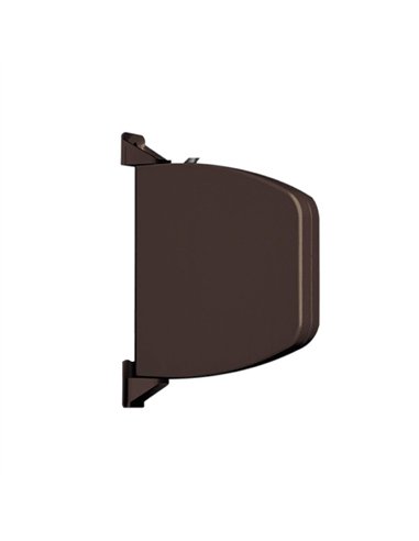 RECOGEDOR PERSIANA MINI MARRON CINTA 18 mm ABATIBLE 70040114