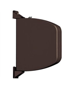 RECOGEDOR PERSIANA MINI MARRON CINTA 18 mm ABATIBLE 70040114 2