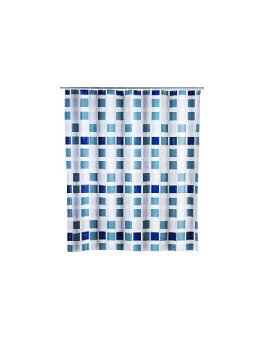 Cortina baño pvc 180x200cm mosaik 19140 wenko