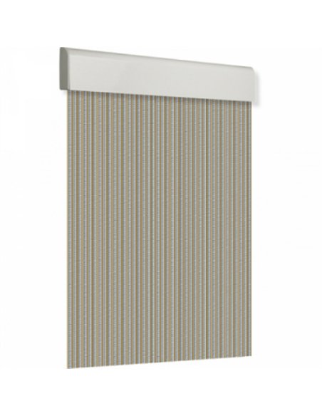 CORTINA PUERTA 90x210cm PLANA TOSCA nÂº10 CRISTAL-ORO