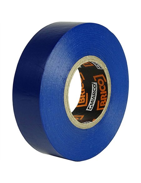 PAQ. 10 ROLLOS CINTA AISLANTE AZUL 19mm x20mt MIARCO