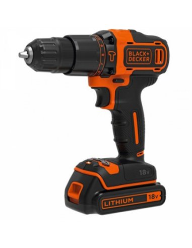 TALADRO PERCUTOR 18V BDCHD18K-QW BLACK&DECKER