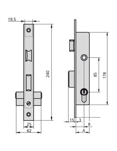 CERRADURA 1995/32/0 CVL