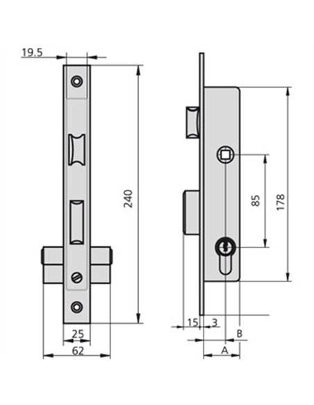 CERRADURA 1995/32/0 CVL