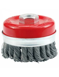 CEPILLO VASO ALAMBRE TRENZADO 100mm M14 06976 VOREL 2