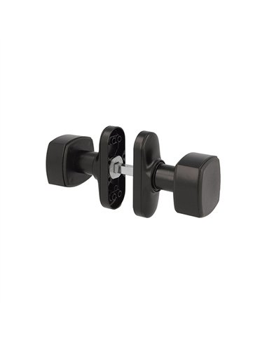 JUEGO POMO RECUPERABLE ALUMINIO NEGRO 22040 AMIG