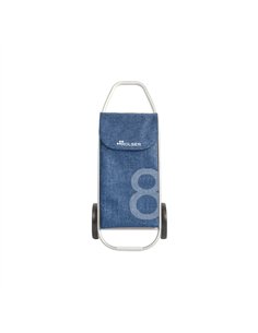 CARRO COMPRA 2R COM TWEED 8 AZUL COH006 ROLSER