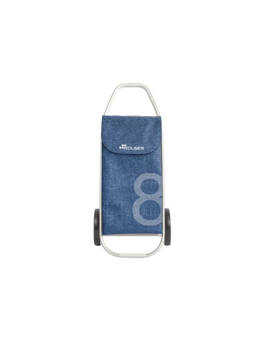 CARRO COMPRA 2R COM TWEED 8 AZUL COH006 ROLSER