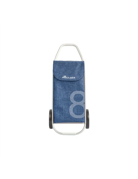 CARRO COMPRA 2R COM TWEED 8 AZUL COH006 ROLSER