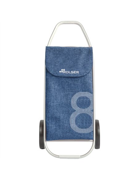 CARRO COMPRA 2R COM TWEED 8 AZUL COH006 ROLSER