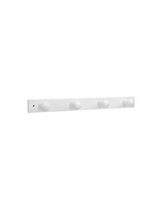 PERCHA MADERA BLANCA 4 POMOS 3774-2 INOFIX